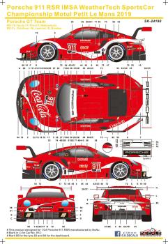 Porsche 911 RSR IMSA WeatherTech SportsCar Championship for NUNU 1/24